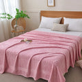 Axyaa Cotton Classic Vintage Towel Quilt Blanket - Adult Summer Air Conditioner Blanket