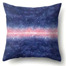 Axyaa Galaxy Print Pillowcase - Decorative Polyester Cushion Cover for Home Sofa
