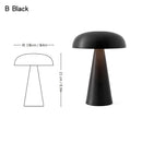 Axyaa LED Touch Table Lamp Rechargeable 3 Color Metal Desk Room Decor