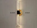 Axyaa 2-Light Gold Vanity Sconces for Mirror - Modern Bathroom Wall Fixture
