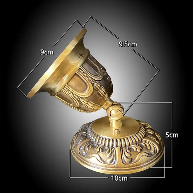 Axyaa Adjustable Solid Copper Ceiling Spotlights for Gallery Picture Lighting