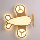 Axyaa Kids Airplane LED Ceiling Light, Nordic Modern Helicopter Chandelier for Youth Room