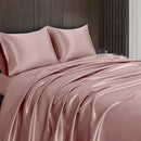 Axyaa Mulberry Silk Flat Bed Sheet – Ultra Soft Luxury Top Sheets Bed Linen