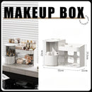 Axyaa Rotating Makeup Organizer for Cosmetics and Brushes