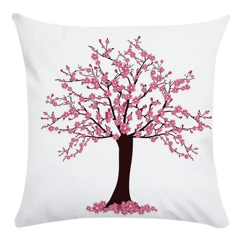 Axyaa Tree Pattern Office Chair Cushion Cover