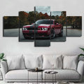 Axyaa Luxury Dodge Challenger 5-Piece Wall Art Canvas Set