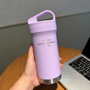 Axyaa Insulated Coffee Thermos Tumbler 420ML Stainless Steel Travel Cup