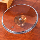 Axyaa Stainless Steel Rimmed Glass Pot Lid for Versatile Home Cooking Pan