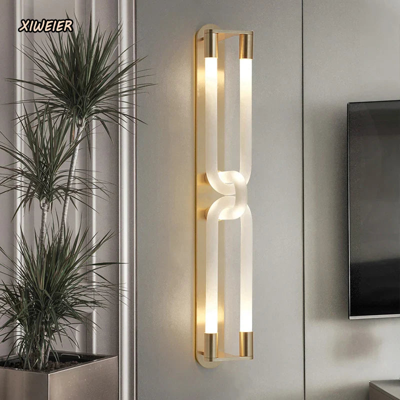 Axyaa Simple Light Luxury Wall Mounted Lamp for Home Decor