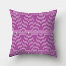 Axyaa Geometric Pattern Polyester Cushion Cover for Sofa Decor or Throw Pillow