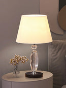 Black Crystal Table Lamp - Axyaa Modern Bedroom Bedside Living Room Indoor Lighting