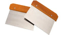 Axya Stainless Steel Cake Scraper Cutter with Scale and Wooden Handle