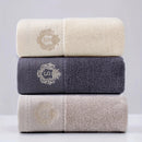 Axyaa Embroidered Cotton Towel Set for Home Households