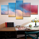 Axyaa Sky Clouds Nature Painting Poster Wall Art Decor for Living Room