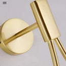 Axyaa Frosted Glass LED Wall Sconce in Copper Black