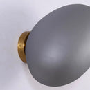 Nordic Glass LED Wall Lamp Gold Metal Home Decor Axyaa Gray Amber White Blue