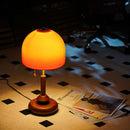 Axyaa Glass Desk Lamp, Retro American Style, Bedroom Headboard Decor, Creative Gift