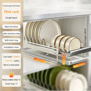 Axyaa Bowl & Plate Storage Rack: Drawer-Type Dish Rack & Draining Box