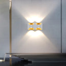 Axyaa 12W Aluminum LED Wall Lamps: Modern Bedroom & Dining Room Lights