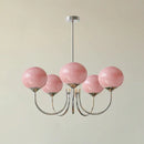 Axyaa Glass Chandelier Pendant Light for Elegant Living & Dining Room Decor