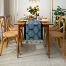 Axyaa Ethnic Tassel Jacquard Table Runner for Home Party Decor
