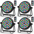 Axyaa 36LEDs Par Light Red Stage Disco Party Lights for Concert Wedding Theater
