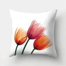 Axyaa Floral Print Polyester Pillow Cover for Home & Office Décor