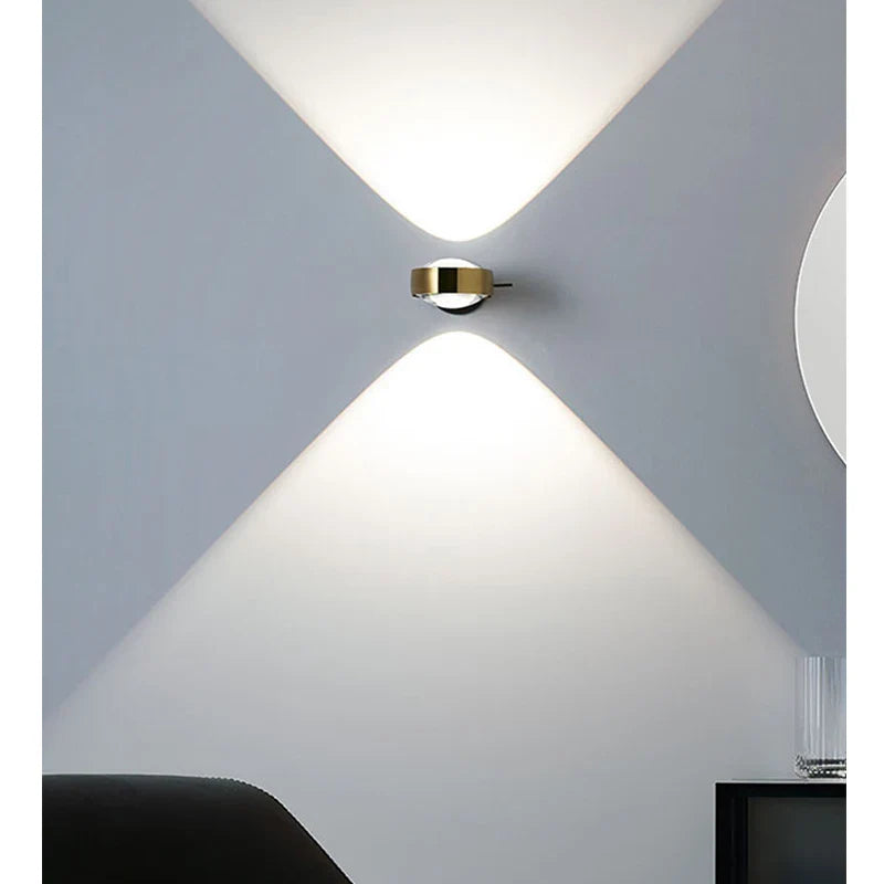 Axyaa LED Projection Wall Lamp for Bedside and Living Room