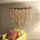 Axyaa Bohemian Macrame Wall Hanging Tapestry for Home Decor and Headboard.ReadString