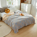 Nordic Cotton Throw Blanket | Axyaa Summer Quilt for Home Decor & Sofa