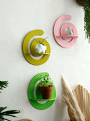 Axyaa Candy-Shaped Wooden Floating Wall Shelf for Chic Home Decor