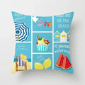 Axyaa Cartoon Watermelon Banana Print Seat Cushion Cover