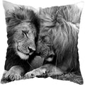 Wild Animals Lions Tigers Cushion Cover - Axyaa Luxury Home Decor