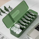 Axyaa Cable Organizer Box with 7 Compartments for Home & Travel