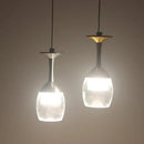 Axyaa Red Wine Glass LED Acrylic Pendant Light for Modern Home Decor