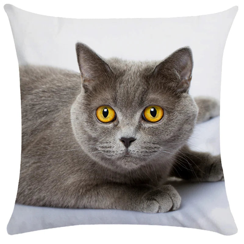 Axyaa Cute Cat Pillowcase Bubble Black  Kids Gift Decor Custom