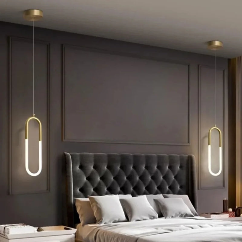 Nordic Waterproof LED Pendant Light for Bedroom, Bathroom, and Entrance by Axyaa