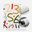 Educational Bohemian Wall Art Set by Axyaa: Mix & Match Weather, Shapes, Letters in Neutral Tones