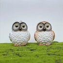 Axyaa Solar Owl Night Light Outdoor Waterproof Landscape Decor LED Powered Lamp