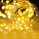 Axyaa Solar LED Fairy String Lights for Outdoor Garden Decoration