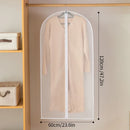 Axyaa Dustproof Clothing Cover Coat Suit Dress Protector Hanging Garment Bags