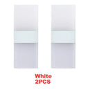Axyaa Rechargeable Wall Lamp Touch Switch Acrylic Night Lights 3 Brightness Levels