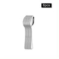 Axyaa 30-Piece Stainless Steel Cutlery Set - Ideal for Restaurants and Hotels
