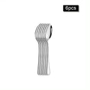 Axyaa 30-Piece Stainless Steel Cutlery Set - Ideal for Restaurants and Hotels
