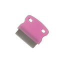 Axyaa Pet Grooming Comb for Dogs and Cats - Mucus Crust Remover and Flea Lice Cleaner