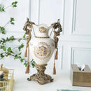 Axyaa European Style Ceramic Vase Ornament Creative Crafts Home Decor