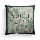 Axyaa Nordic Cartoon Print Sofa Pillow Cover, 45x45cm