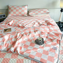 Axyaa Summer Comforter Set with Cool Feeling Fabric, Ice Silk Sheet, Pillowcase