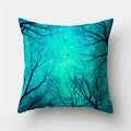 Axyaa Sky Landscape Print Polyester Pillowcase for Home Decor