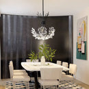 Axyaa Nordic Crystal Dandelion Chandelier for Modern Living Spaces